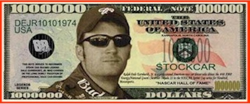 Dale Earnhardt, Jr Million Dollar Bill
