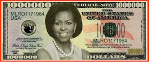 Michelle Obama and Family Commemorative Million
